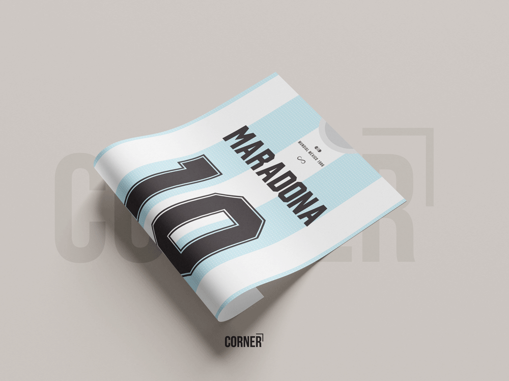 Cuadro Maradona campeón del mundo