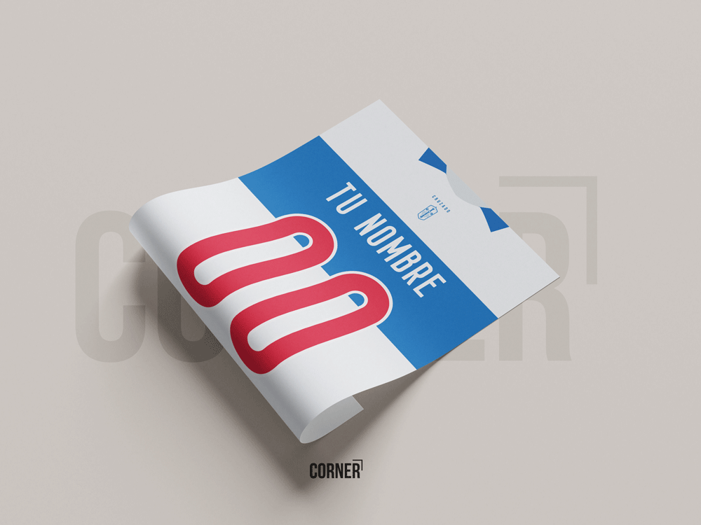 Cuadro personalizado camiseta Universidad Católica 2025