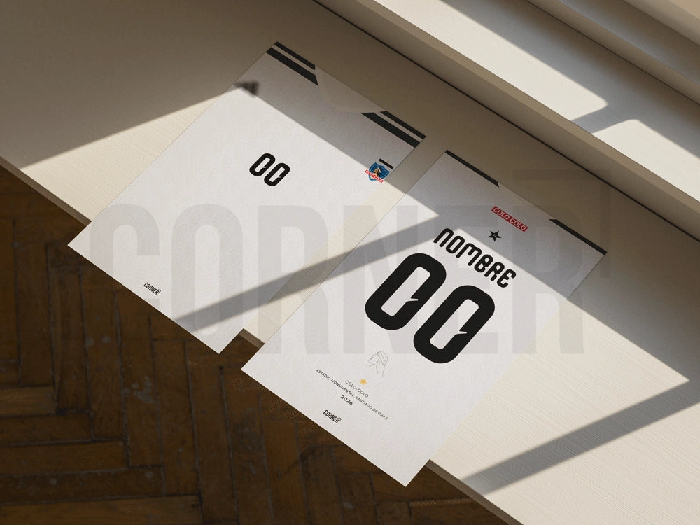 Cuadro personalizado camiseta Colo-Colo 2026