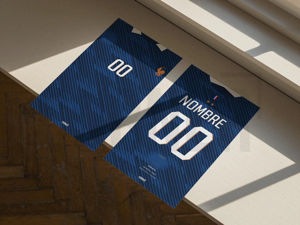 Cuadro personalizado camiseta Francia 2026