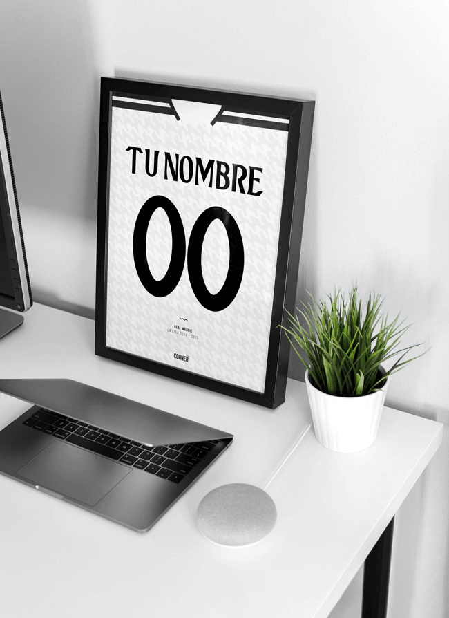 Cuadro personalizado camiseta Real Madrid