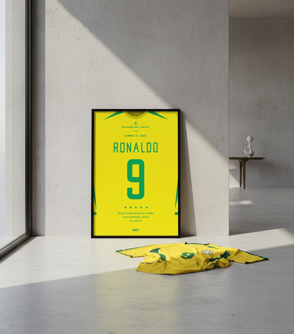 Cuadro Ronaldo, Brasil pentacampeón del mundo