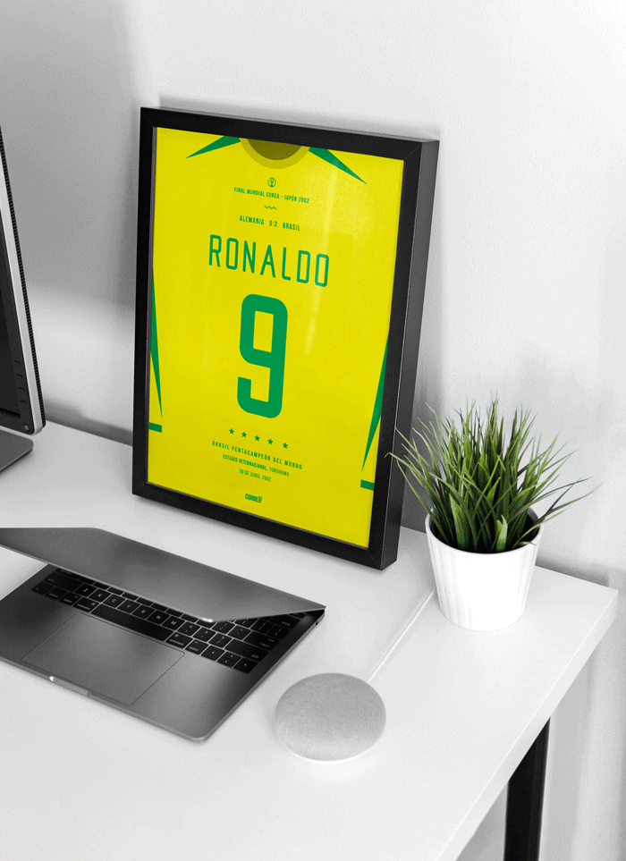 Cuadro Ronaldo, Brasil pentacampeón del mundo