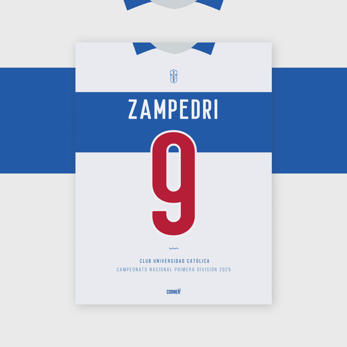 Cuadro camiseta Universidad Católica 2025
