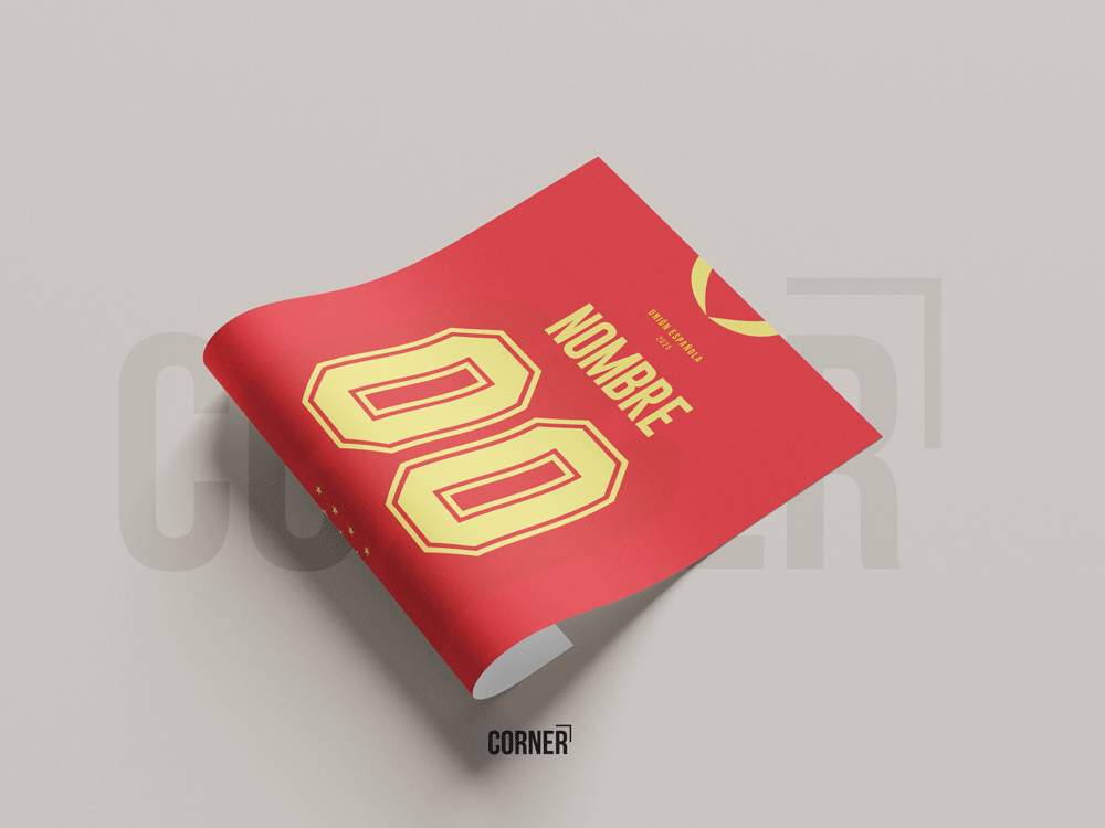 Cuadro personalizado camiseta Unión Española